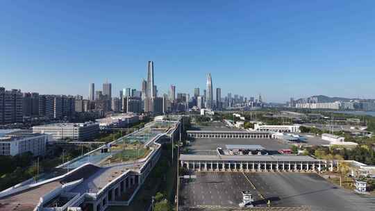 深圳湾口岸航拍