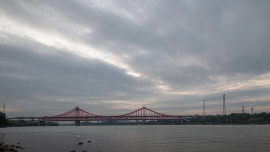 东莞东江大桥夜景延时