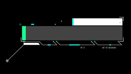 科技感文字字幕条指示线背景未来智能炫酷
