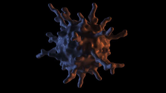 病毒细胞扩张癌细胞视频素材模板下载