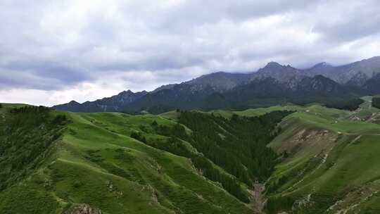 新疆独库公路唐古拉风暴天山神秘大峡谷