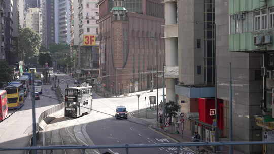 香港铜锣湾街景视频素材模板下载
