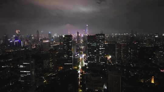 淮海中路夜景