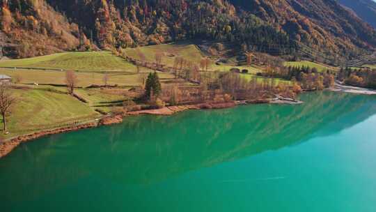 Klammsee， Lake，秋天，奥地