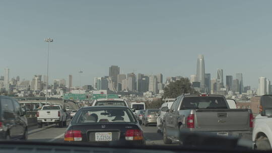 美国旧金山城市街景