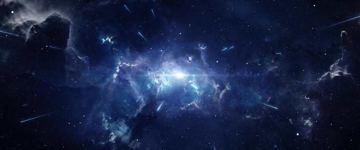 宇宙银河粒子星空穿梭