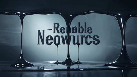 液态文字特效展示