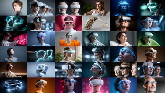 未来穿戴科技赋能智慧生活(前96S为快速预览高清在线视频素材下载