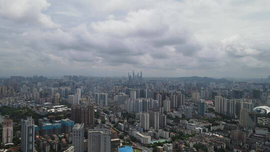 航拍广西南宁城市宣传片地标建筑视频素材模板下载