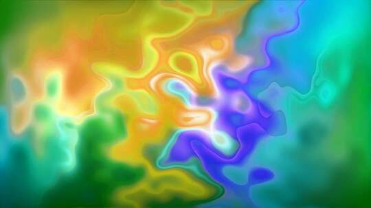流体波浪背景。抽象液体背景动画。