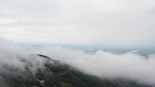 湖南衡阳岣嵝峰云海航拍