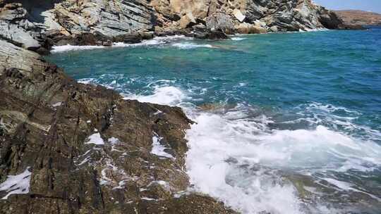 海岸海浪风景风光美景梦幻唯美