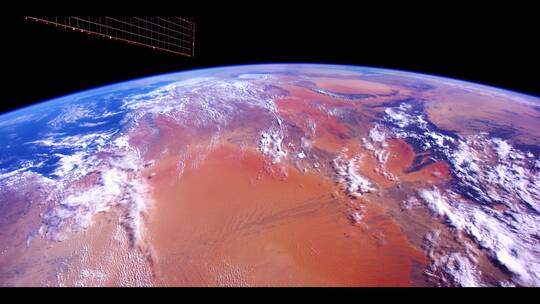国际空间站拍摄的地球照片