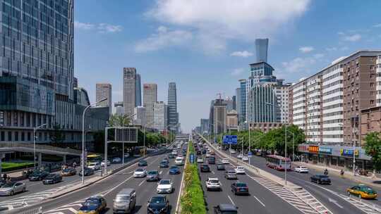 空镜城市车流车辆视频素材模板下载