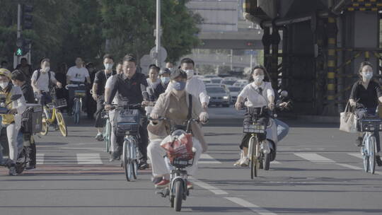 城市白领上班 大城市奋斗