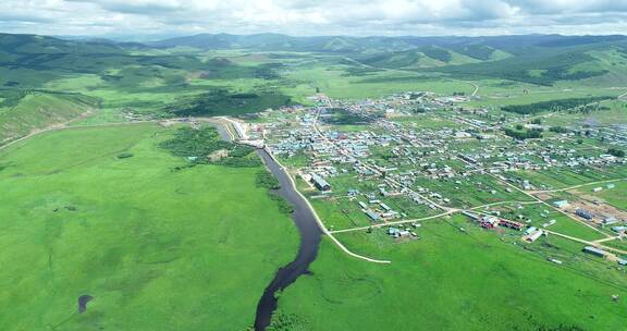 全国惟一俄罗斯族民族乡：恩和的乡村风景