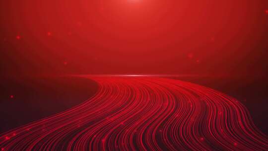大红色粒子光线 红色粒子河流背景