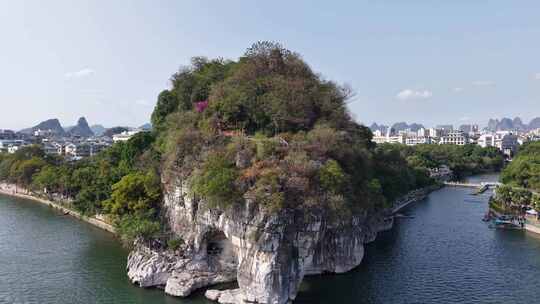 桂林象鼻山航拍