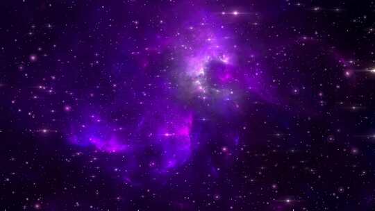 唯美梦幻紫色宇宙星空