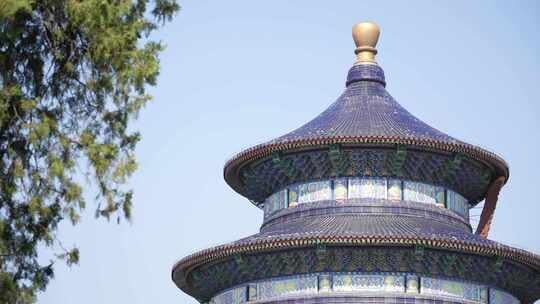 北京天坛公园祈年殿视频素材模板下载