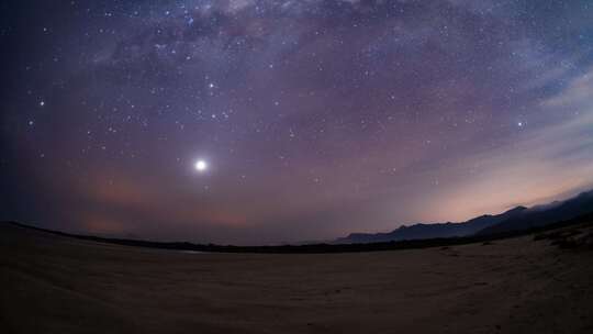 星空银河延时摄影视频素材模板下载