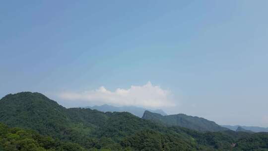 都江堰、青城山附近山脉天空