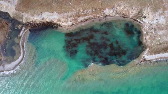 青海湖自然风光航拍 4K视频素材模板下载