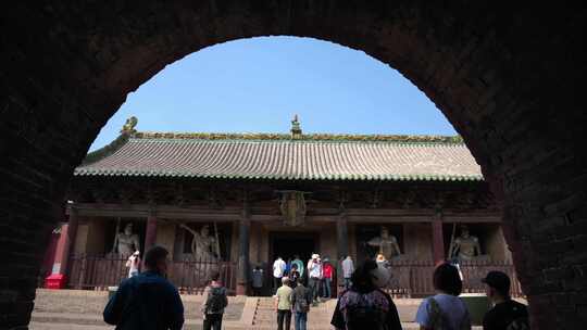 山西晋中双林寺彩塑实拍