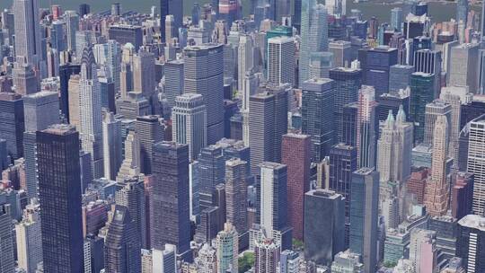 美国纽约城市高楼大厦-纽约时代广场美国