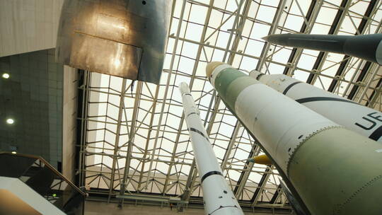 航空航天博物馆的火箭