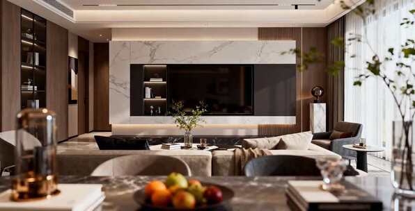 现代风格客厅家居场景