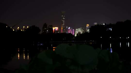 北京国贸中国尊央视大楼CBD夜景