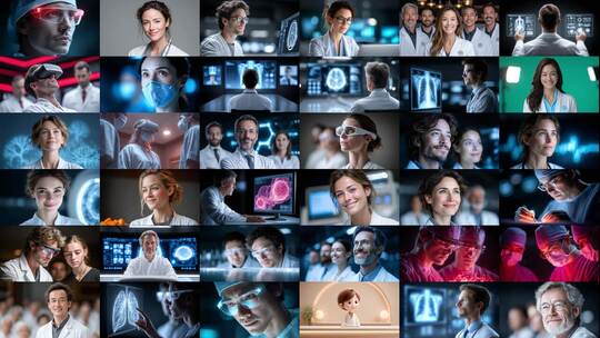 医疗科技创新团队共筑健康未来高清在线视频素材下载