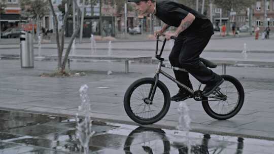 Bmx，自行车，特技自行车，骑行