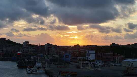 68海里景区日出航拍