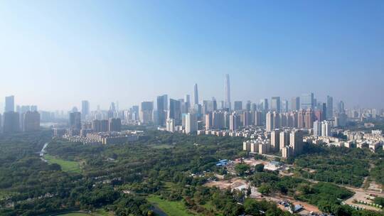 深圳  华富村  建筑 城市 4k