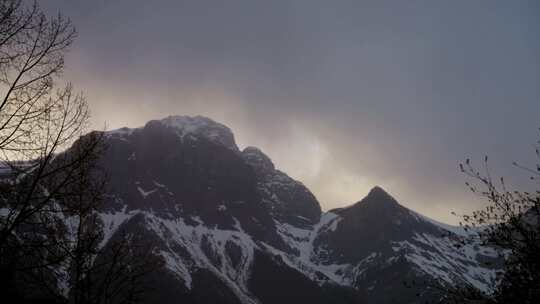 山顶，山顶，库拉索岛，雪