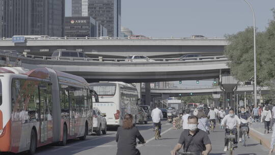 城市白领上班 大城市奋斗