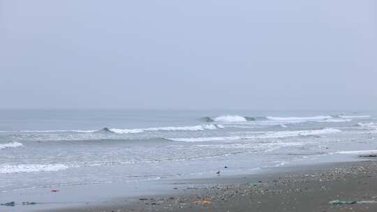 大海沙滩海浪