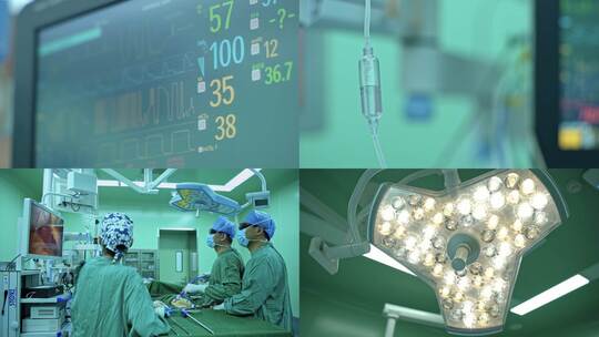 急诊救护车手术高清在线视频素材下载