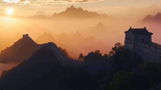 万里长城大好河山