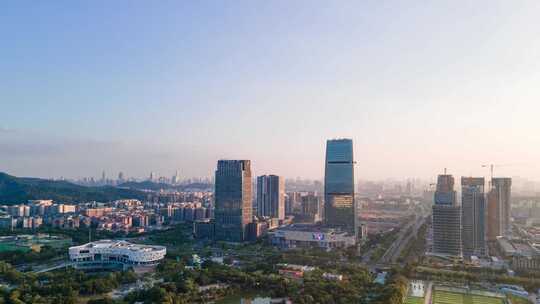 广州白云新城CBD绿地中心建筑群延时摄影