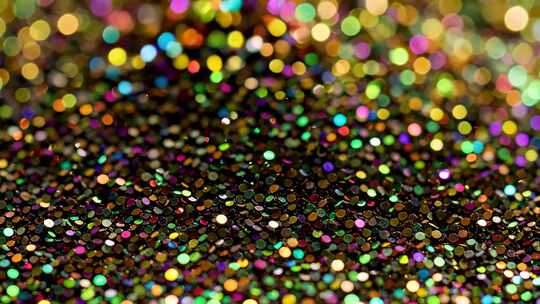 彩色光斑闪光背景素材