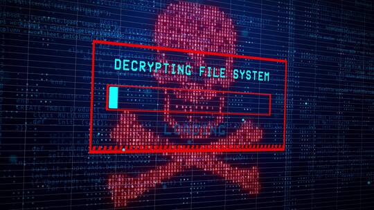 电脑被黑客攻击系统锁定病毒密码攻击警告