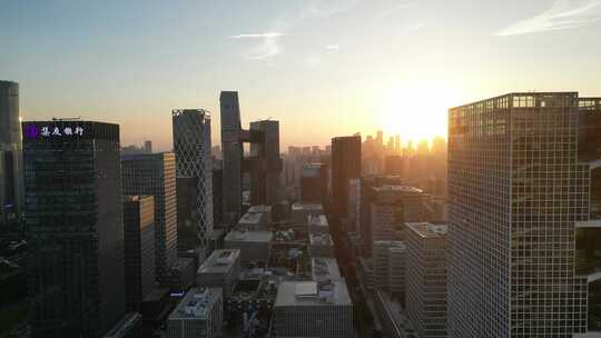 深圳南山区软件产业基地建筑夕阳夜景视频素材模板下载