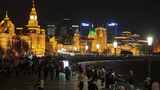 上海外滩夜景高清在线视频素材下载