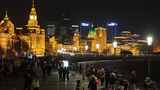 上海外滩夜景高清在线视频素材下载