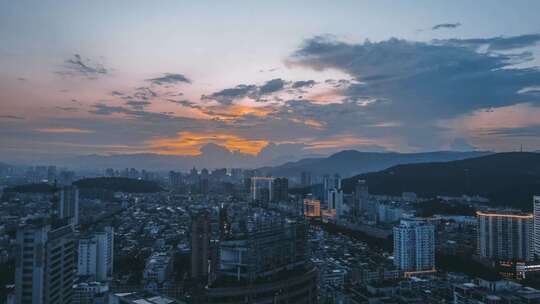 浙江瑞安延时风光