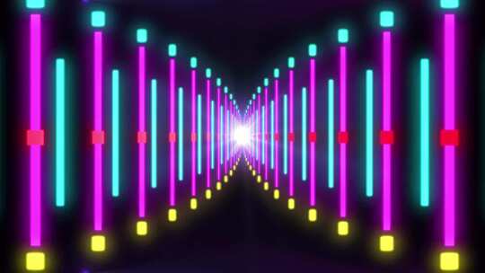 科幻通道数字背景穿梭