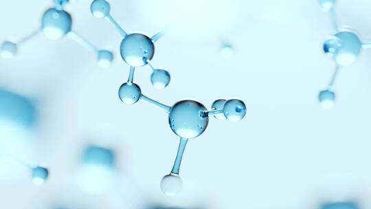 科技分子结构动画视频素材模板下载